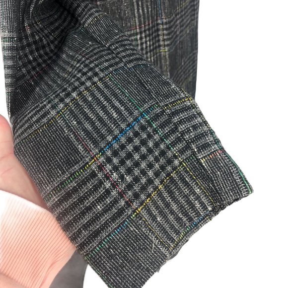 VTG Lisa Gayle Glen Plaid Open Blazer Size Med - Picture 7 of 13